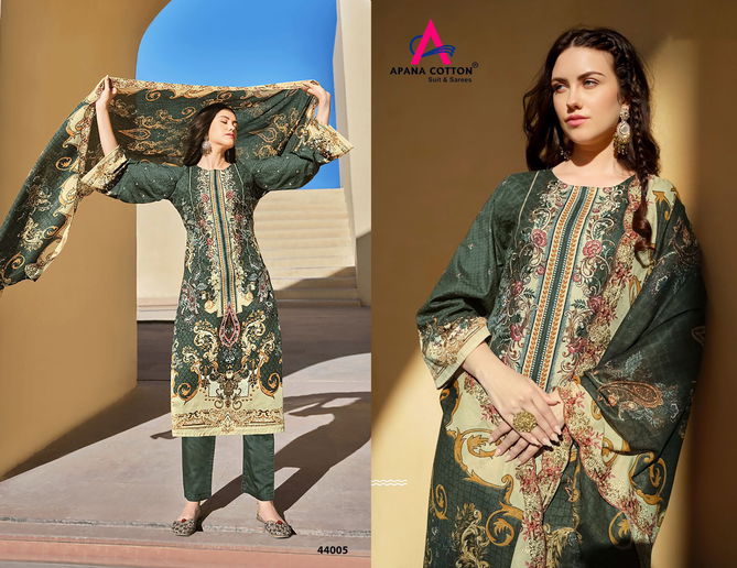 Razia Sultan Vol 44 By Apana Cotton Dress Material Wholesale Market In Surat
